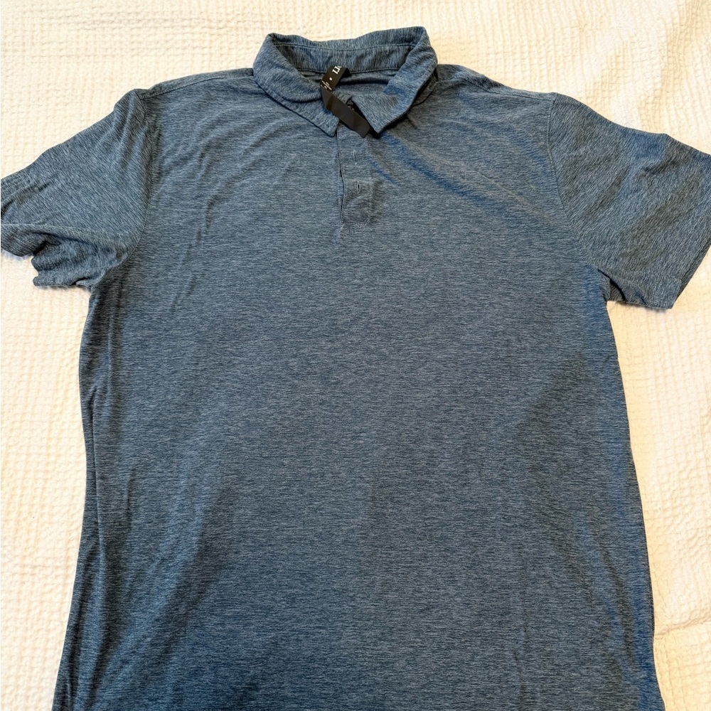Vuori Strato Tech Polo Shirt Cloud Heather